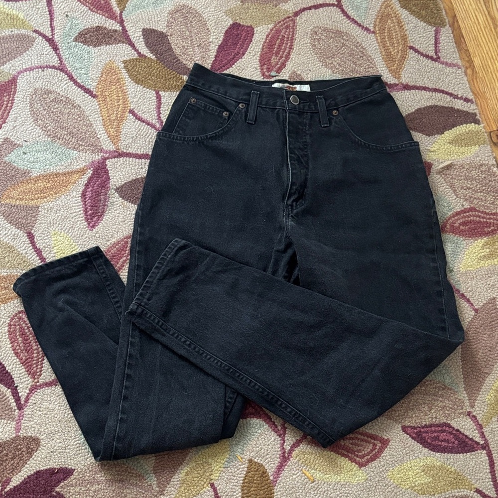 black vintage jeans
